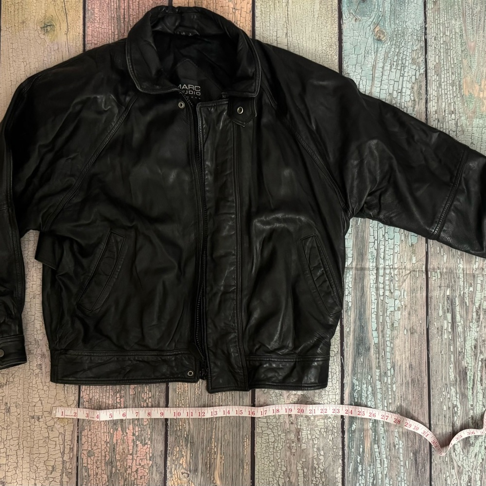 Amazing black leather jacket. Style meets quality.
